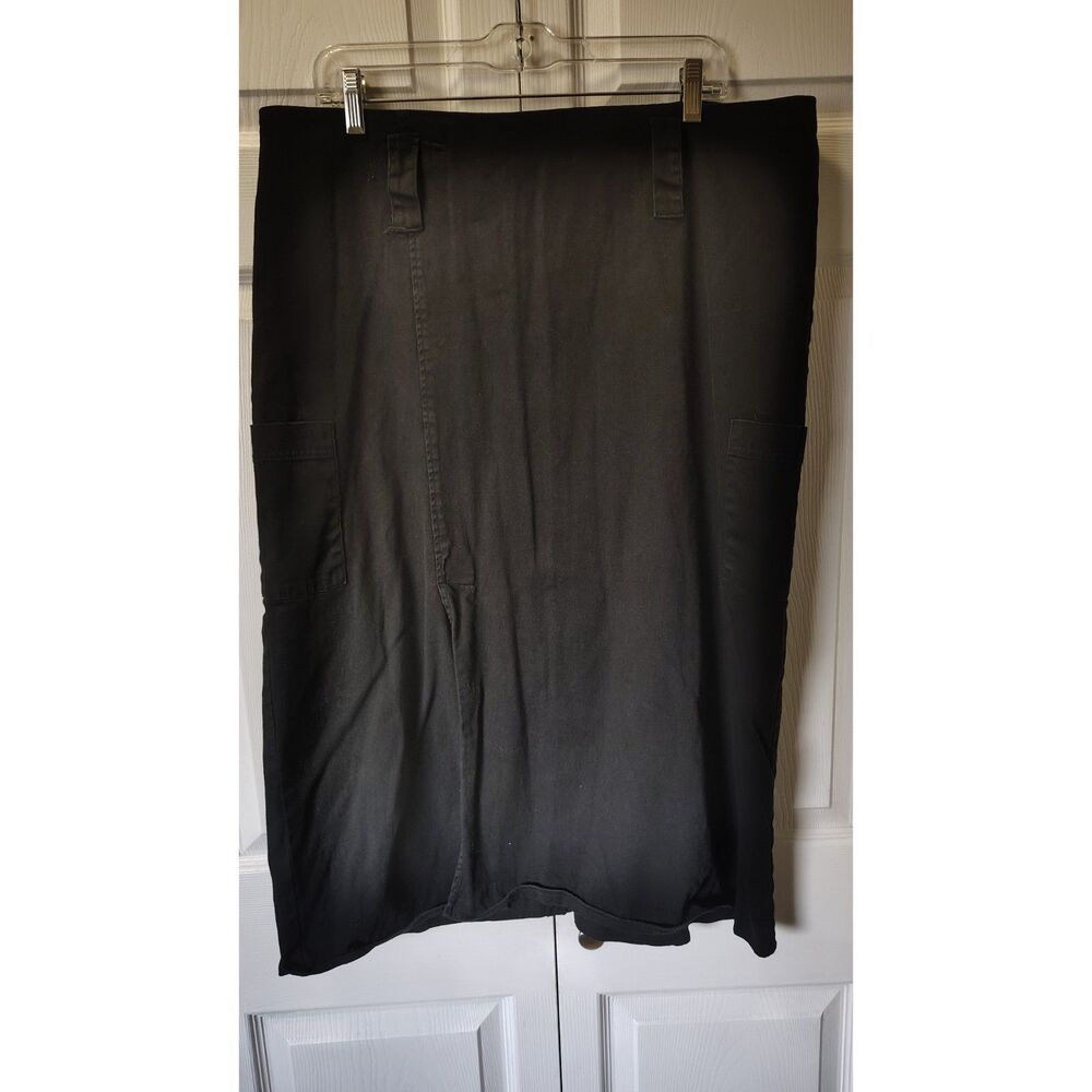 Monroe & Main Black Utility Carpenter Skirt XL